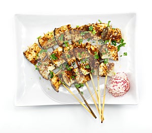 Grilled Eryngii King Oyster Mushroom with Mala Sichaun photo