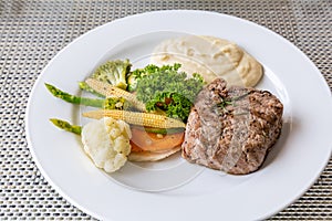 Grilled fillet steak