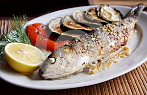 Grilled fish