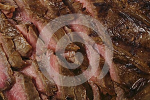Grilled flank steak or London broil photo
