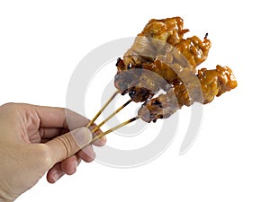 Grilled food, skewers Is a favorite among most consumers