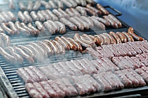 Grilled fresh meat photo