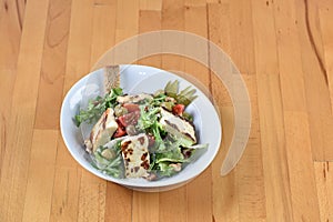 Grilled Helloumi Salad