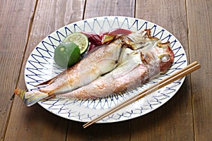 Grilled japanese tilefish