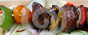 Grilled Kebab Skewer photo