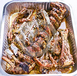 Grilled lamb for Easter