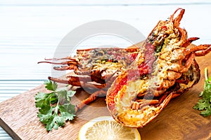 grilled lobster steak