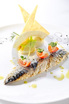 Grilled Mackerel, Fried Scomber Fillet, Rastrelliger or Bbq Bavarian