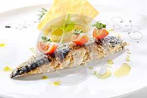 Grilled Mackerel, Fried Scomber Fillet, Rastrelliger or Bbq Bavarian