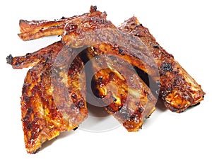 Grilled Marinated Pork Spareribs