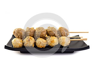 Grilled meat balls