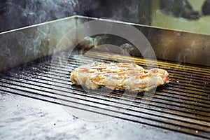 Grilled meat. Juicy steak from beef - soft focuse