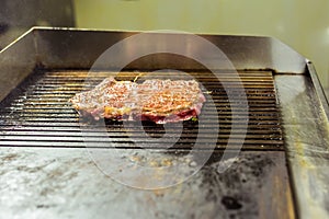 Grilled meat. Juicy steak from beef - soft focuse