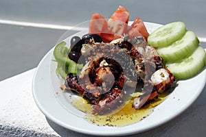 Grilled octopus
