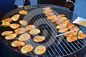 Grilled oscypek cheese