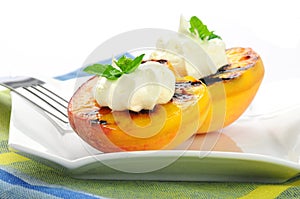 Grilled Peaches photo