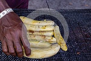 Grilled plantain `Bole` at Lekki Conservation Center photo