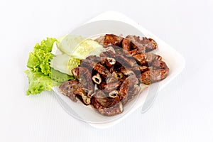 grilled pork chitterlings