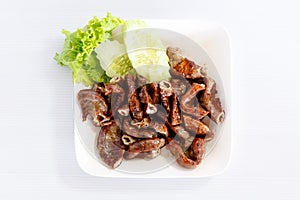 grilled pork chitterlings