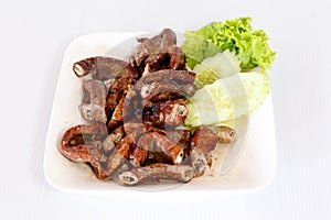 grilled pork chitterlings photo