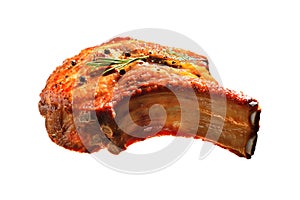 Grilled pork chop