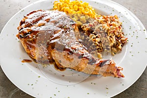 grilled pork chop