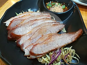 Grilled pork