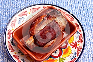 Grilled pork meat