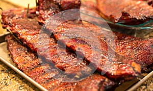 Grilled Pork Rib in the tray