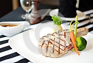 Grilled Porkchop Steak