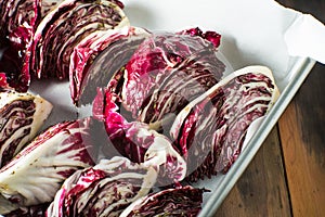 Grilled Radicchio with balsamic sauce