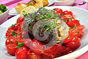 Grilled rainbow trout