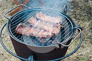 Grilled ribs