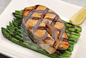 Grilled salmon