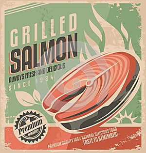 Grilled salmon