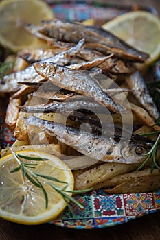 Grilled sardnie fish
