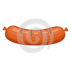 Grilled sausage icon photo