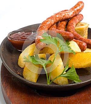 grilled sausage platter