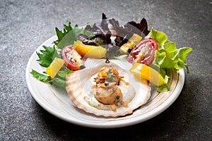 grilled scallops shell