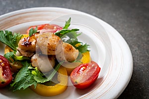 grilled scallops shell