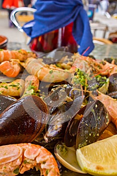 Grilled seafood - parrillada de marisco photo
