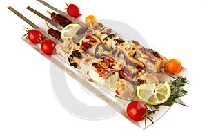 Grilled shish kebab