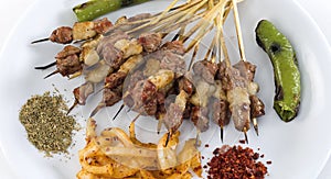 Grilled shish kebab