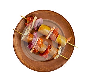 Grilled Shrimp and Andouille Sausage Kabobs