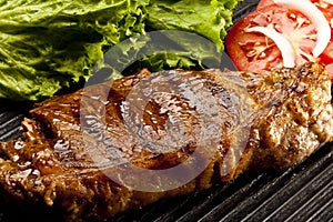 Grilled steak