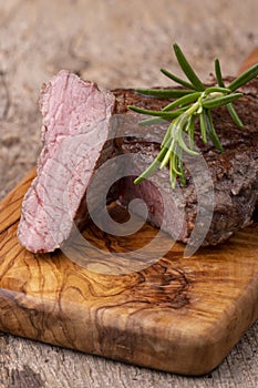 Grilled steak photo
