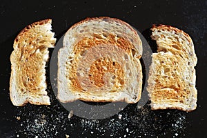 Grilled toasted bread