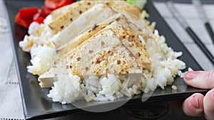 Grilled Tofu Dinner