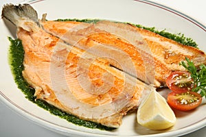 Grilled trout