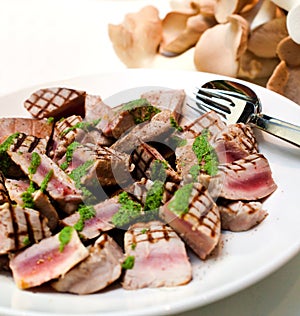 Grilled tuna